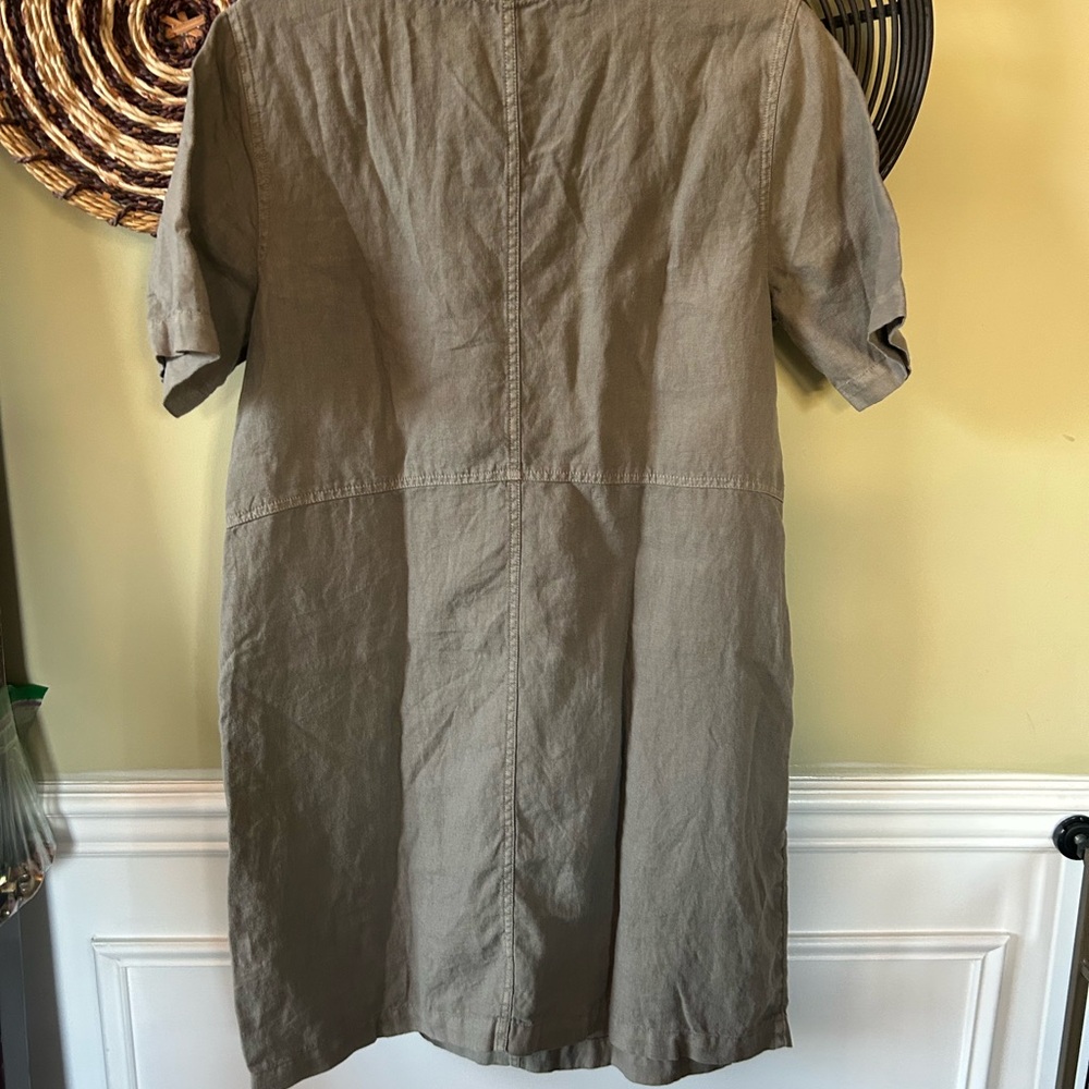 Women's Linen Dress - Picture 5 of 7